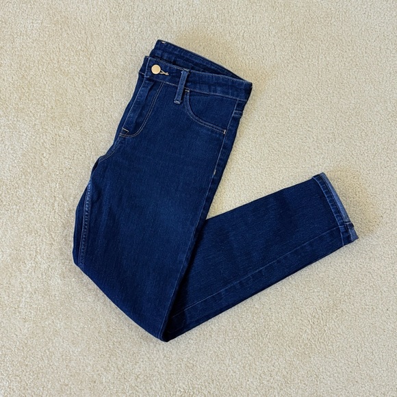 H&M &Denim Dark Wash Straight Skinny-Ankle Jeans - Picture 2 of 6